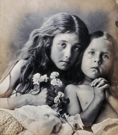 Julia Margaret Cameron created this atmospheric shot – called the red and white roses – in 1865. She is considered one of the most important portraitists of the 19th Century.