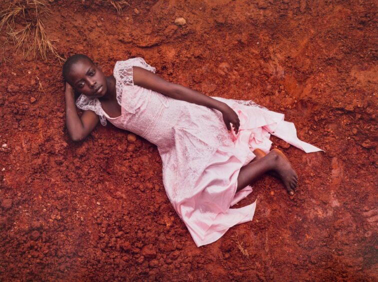 Pieter Hugo produced this portrait of a girl in Rwanda in 2015 as part of his focus on genocide, mass graves and the people left behind in the country.