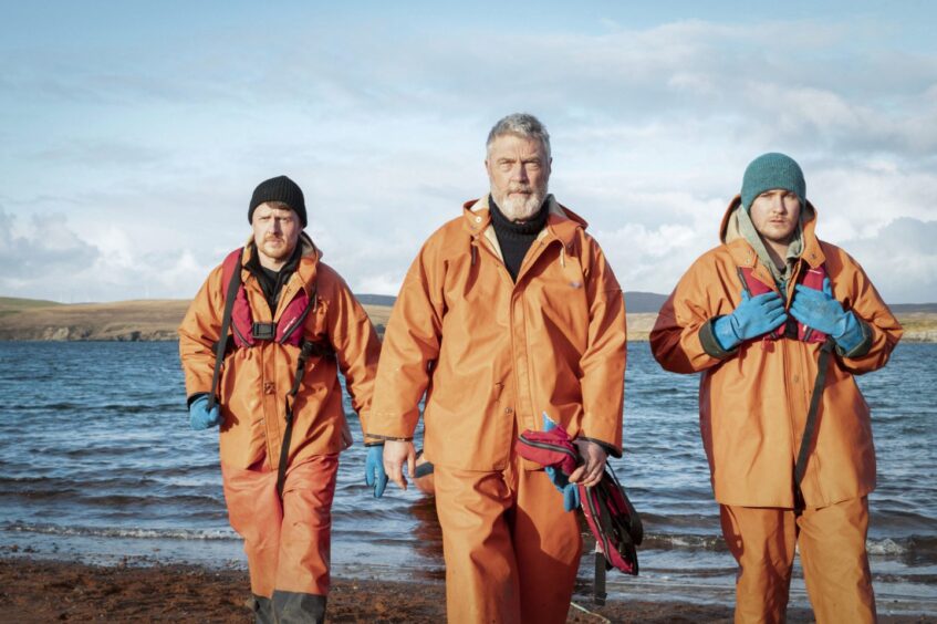 Vincent Regan, centre, joins the cast this series.