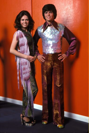 Donny and Marie on their mid-70s TV show.