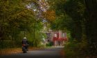 Tree-lined roads in Crieff.