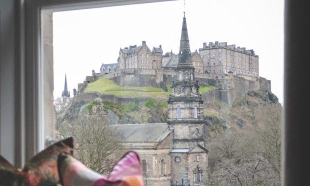 A view of the iconic Edinburgh Castle