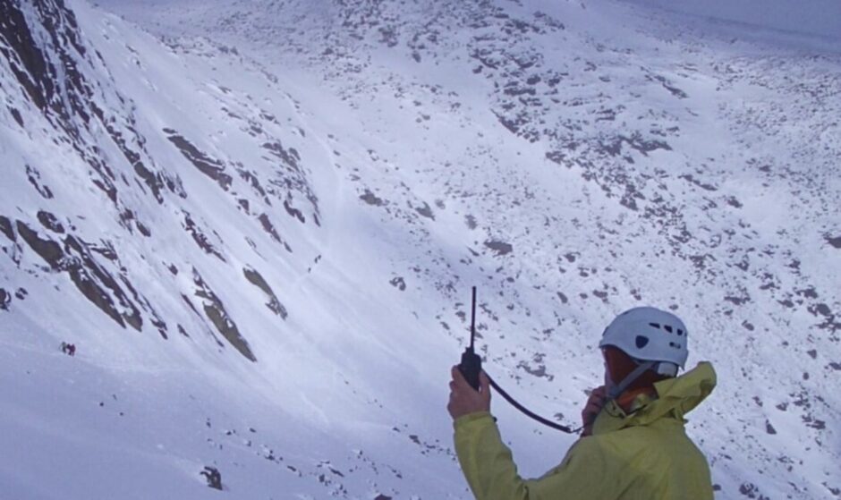 Killin Mountain Rescue Team co-ordinate the rescue.