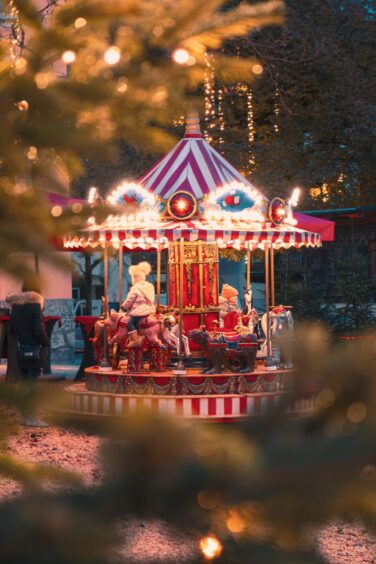 Eröffnung Kitzbüheler Advent Market in Austria.