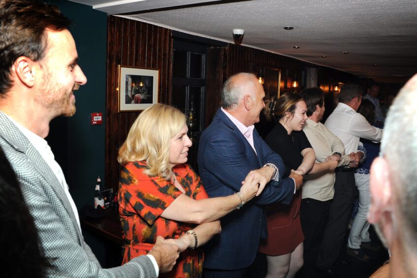 Guests enjoy Hogmanay at The Globe Inn in Dumfries