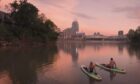 Paddleboard on the Licking River.