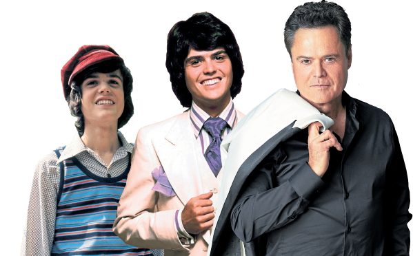 Donny Osmond through the years: As part of family singing group The Osmonds in 1973; In the Donny and Marie TV series which ran from 1976 to 1979 and the grandad of 14 in 2023.