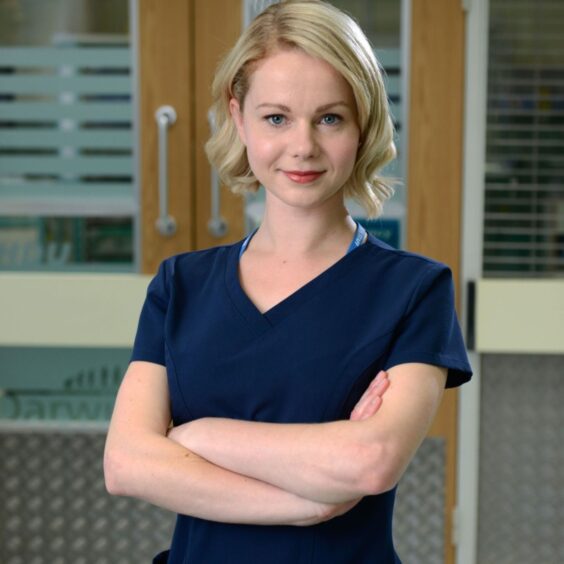 Amy in Holby City.