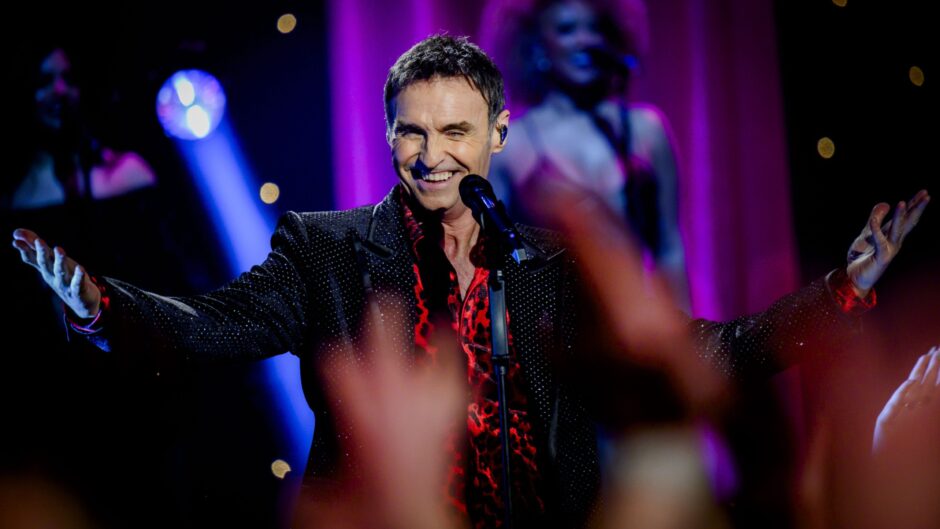 Marti Pellow performing at Hogmanay 2024.