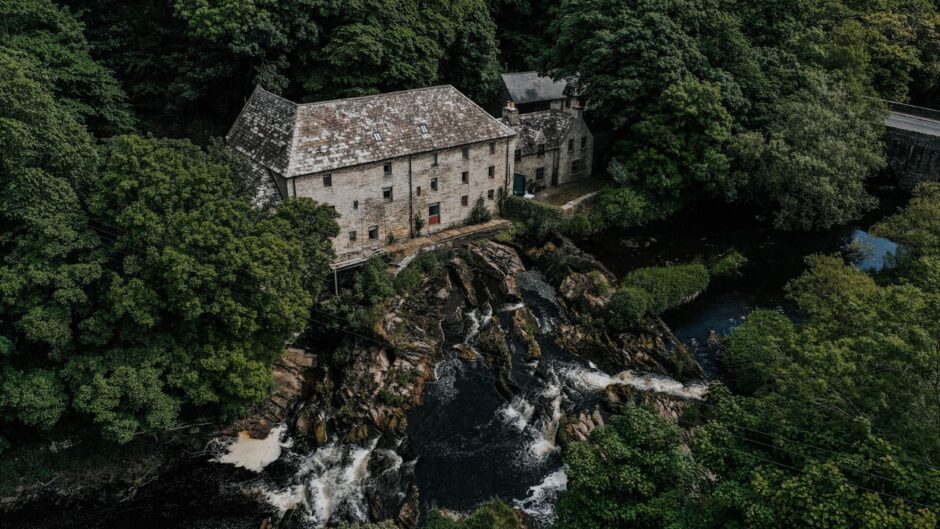 The waterfalls at Forss.