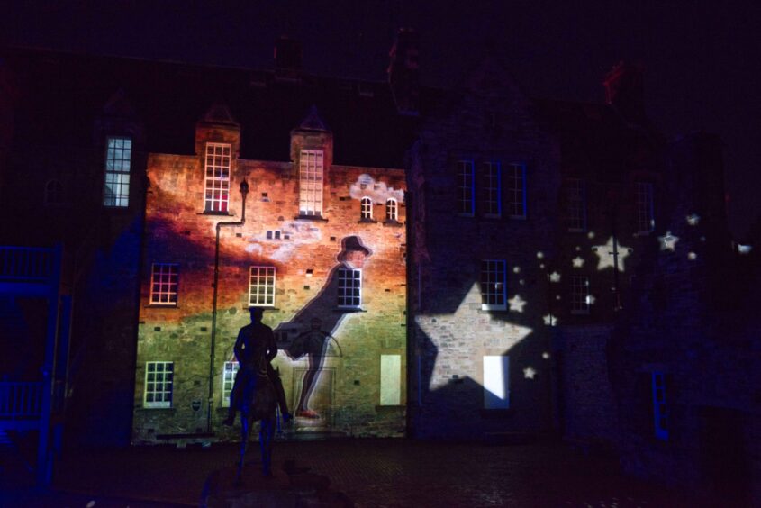 The annual Castle of Light event in Edinburgh runs every Friday and Saturday until January 4.