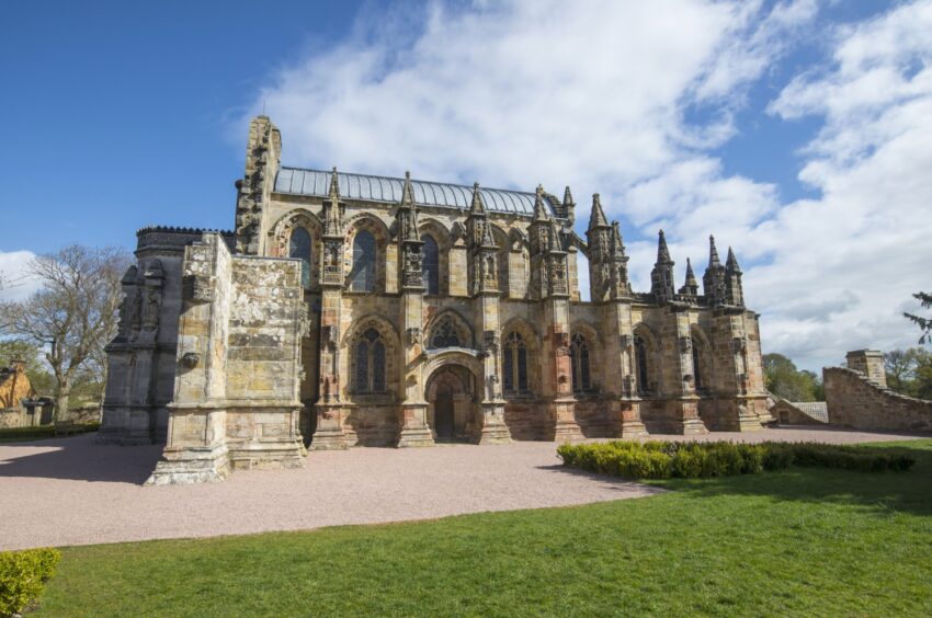 Rosslyn Chapel was in The Da Vinci Code.