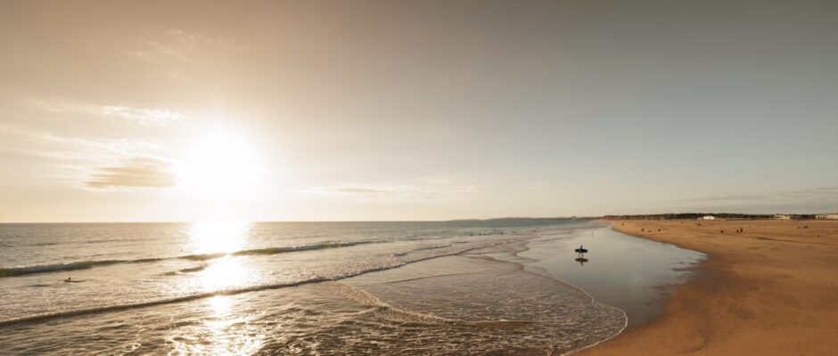 The beach at Vilamoura.