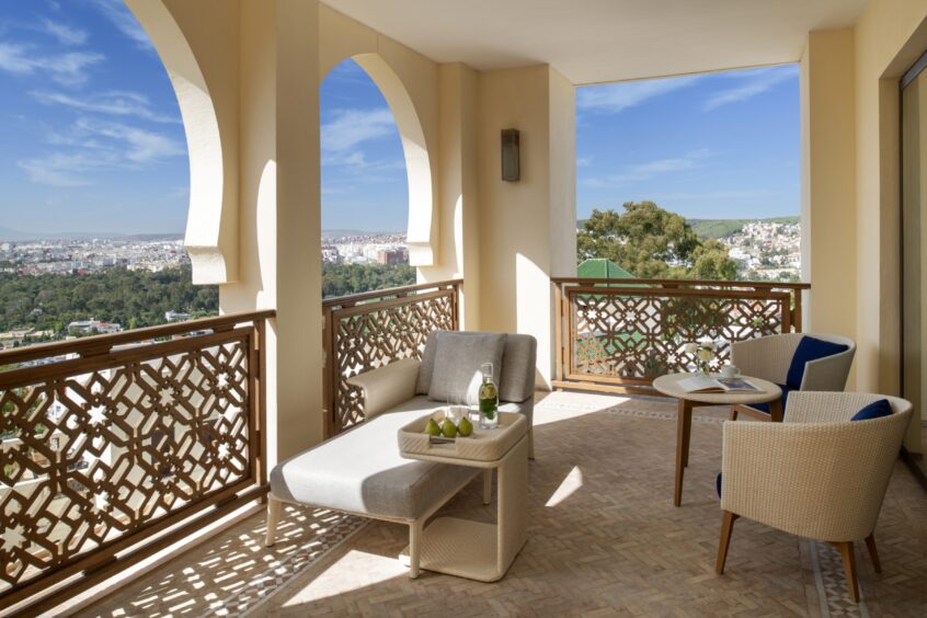 The hotel is the perfect base if you’re out to explore Morocco.