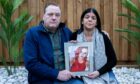 Demi’s parents John and Helen Simpson at home in Airdrie.