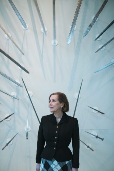 Kirsty Wark at The Burrell Collection in Glasgow.