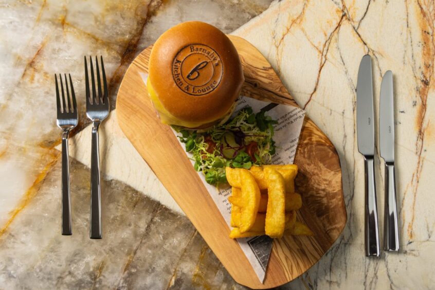 A dish from the gastropub menu sure to tantalise taste buds. 