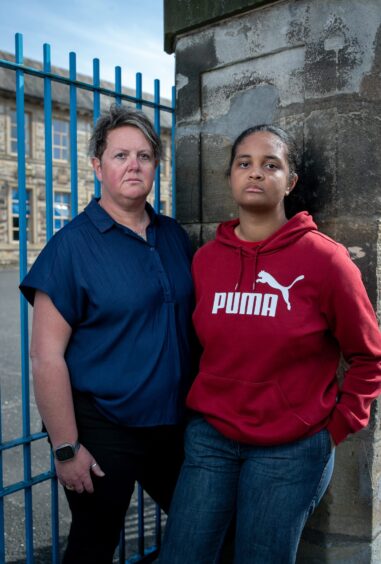 Kaylah Korankye and mother Angela.