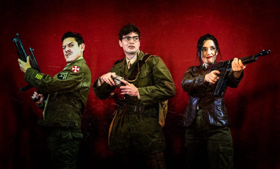 Mark Burdett, Adam Harper and Valerie Birss.