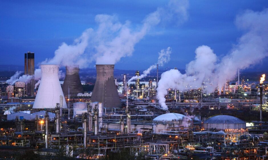Grangemouth refinery.