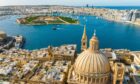 A view over Malta’s capital, Valletta.