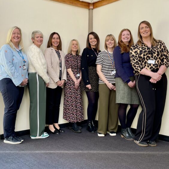 The award winning NHS Tayside School Nursing Service. 