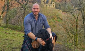 Graeme and his adventure pup, Molly. Image: Graeme Johncock