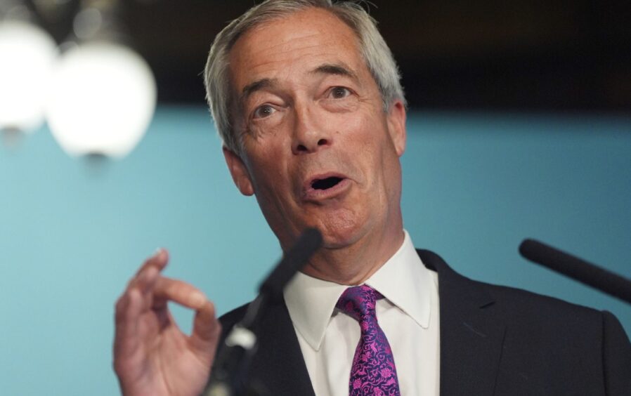 Reform UK leader Nigel Farage.