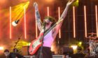 Simon Neil of Biffy Clyro on stage at TRNSMT.