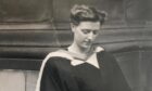 Marianna receiving her diploma from the Polish Medical School in Edinburgh