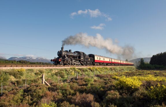 Strathspey Railway’s steam train.