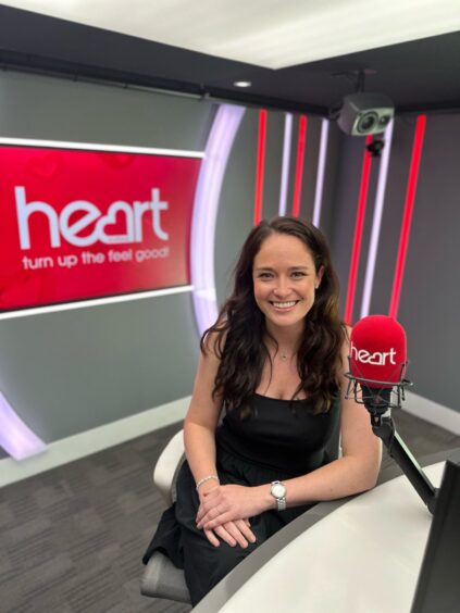 Jennifer co-hosted Heart breakfast.