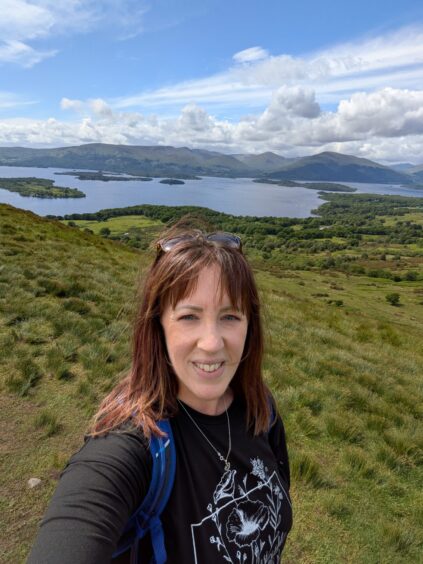 Laura on Conic Hill.