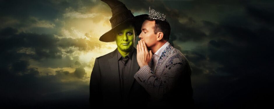 The poster for Matt's 2025 show Defying Calamity.