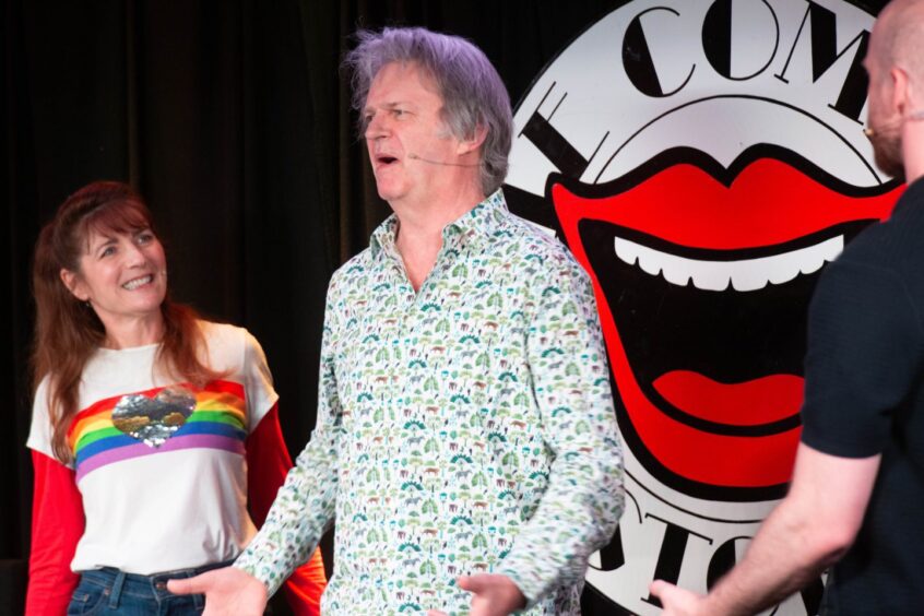 One of Paul and Suki's improv shows at The Comedy Store.