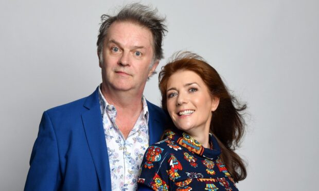 Paul Merton and Suki Webster.
