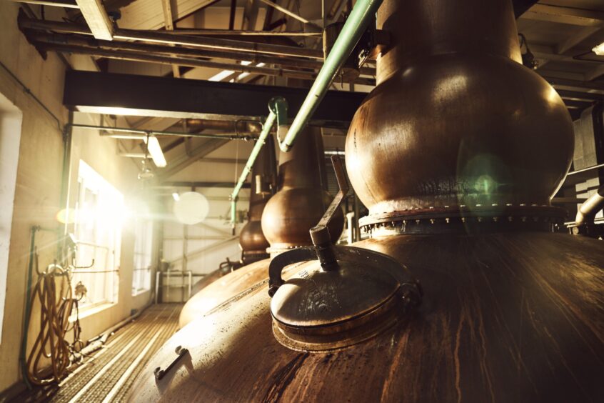 Tomatin Distillery.