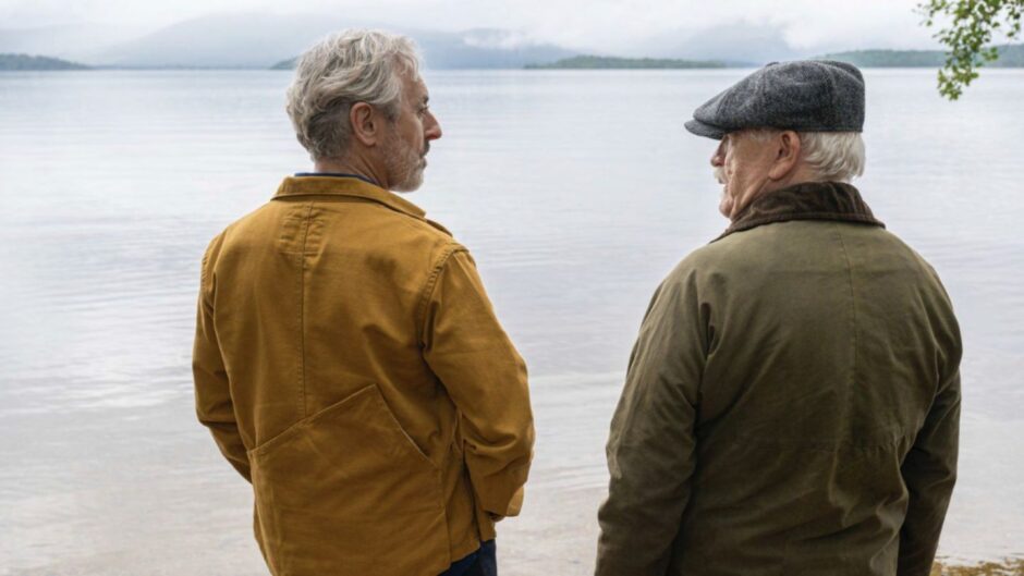 Brian and Alan Cumming in Glenrothan.