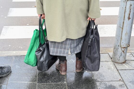Elderly people can stay healthier longer by carrying their shopping.