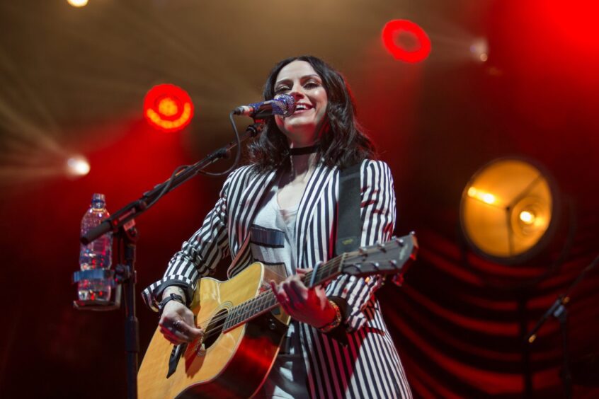 Amy Macdonald on stage.