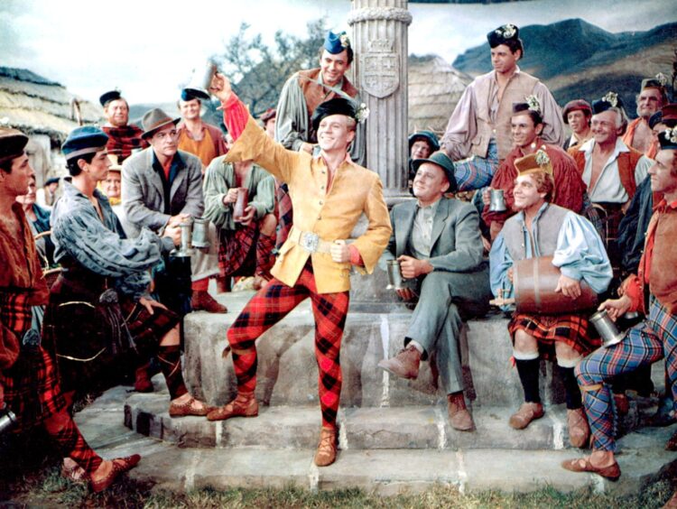 A scene from the 1954 film version.