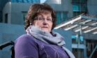Forced adoption campaigner, Marion McMillan, at Holyrood.