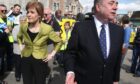 Nicola Sturgeon with Alex Salmond in 2015.