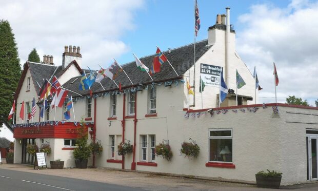 The Spean Bridge Hotel in its former glory in 2012. Image: Christie & Co