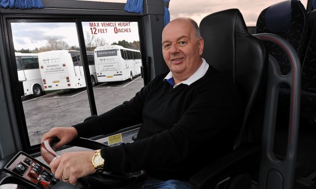 Donald Mathieson isretiring after taking the fleet from one minibus to a fleet of more than 60.