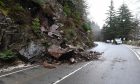 Boulders have tumbled down onto the A82 carriageway on a number of occasions in recent years, including one rockfall near Urquhart Castle.