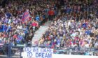 Caley Thistle fans at Hampden in 2015.