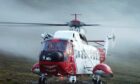 Stornoway Coastguard's rescue helicopter joined the search.