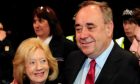 Alex Salmond arrives at the count