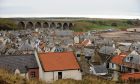 Looking across Seatown to Cullen viaduct.